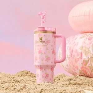 NWT Stanley 1913 x LoveShackFancy H2.0 FlowState Quencher in Ibiza Sunset - 40oz